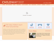 Tablet Screenshot of childway.org